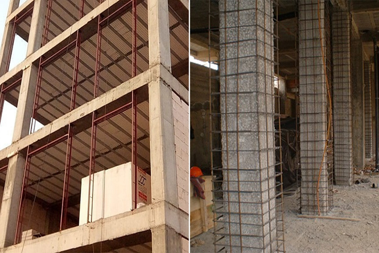 وال پست با ناودانی منقطع