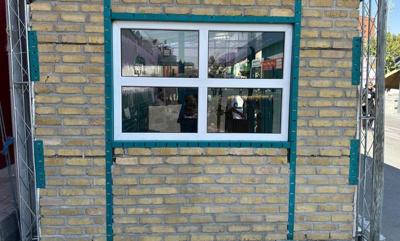 نصب وال پست دیوار در چارچوب درها و پنجره‌ها